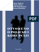 Otvoreno o Policiji I Korupciji PDF