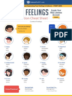 Your Feelings: Conversation Cheat Sheet