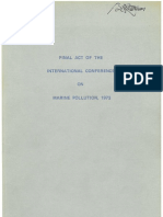 MARPOL 1973 - Final Act and Convention