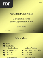 Factoring Polynomials