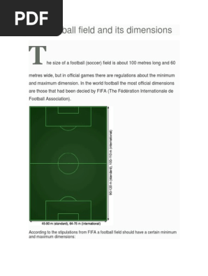 The football field