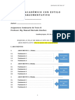 Modelo de Textos Argumentativos