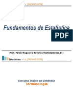 Fundamentos Estatística