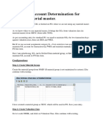 Automatic Acc Determination for Without Material Master