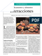 Medicamentos y Alimentos. Interacciones