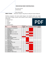 Lembar Survei Pengukuran Minat Wirausaha - Dyah Arum Kinanti