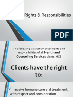 Client Rights & Responsibilities