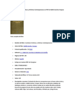 Descargar Cuestiones Esteticas y Artisticas Contemporaneas en PDF de Adolfo Sanchez Vazquez