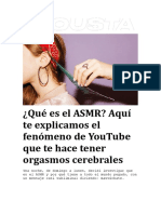 Qué Es El ASMR