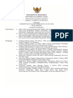 Kepwal No 61 THN 2017, PMBTKN Gugus Tugas Kota Layak Anak Kota Manado