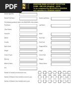 Western Union Bank Account Exception Form