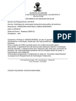 Governo de Sergipe Secretaria de Estado Da Educação, Do Esporte E Da Cultura Departamento de Inspeção Escolar