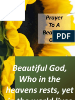 Prayer To A Beautiful God