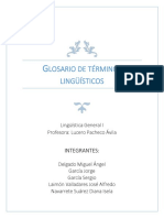 GLOSARIO de Términos Lingüísticos