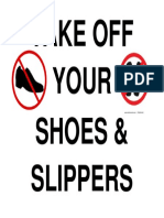 Shoes Off