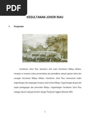 Johor Riau Pdf