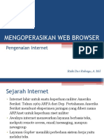 Mengoperasikan Web Browser
