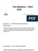 PROYECTOS MINEROS