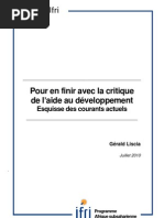 Pour en finir avec la critique de l'aide au développement