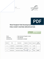 Field Joint Coating Specification Summary