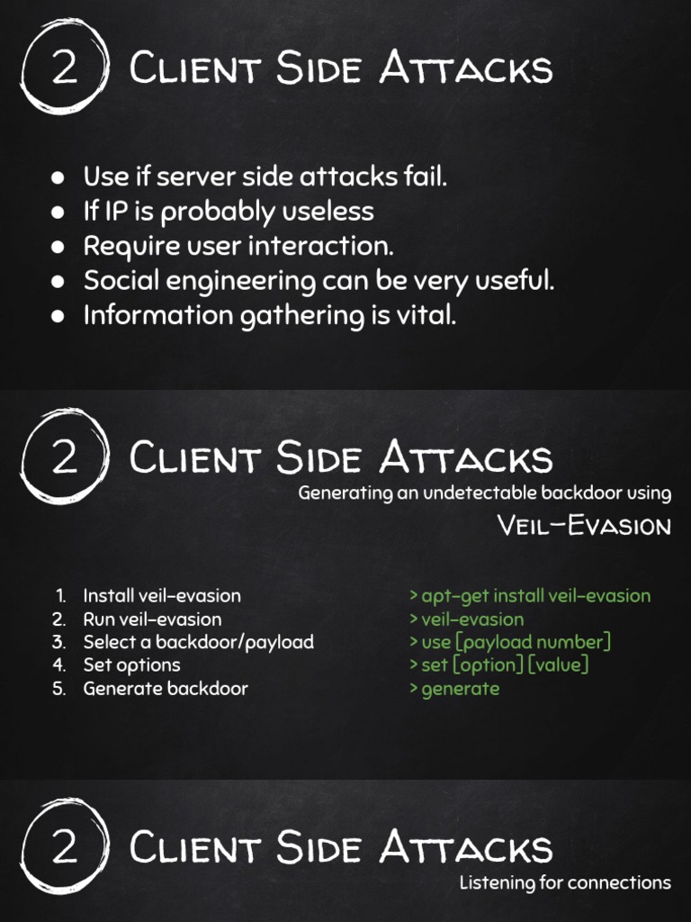Gaining Access Client Side Attacks PDF Computer Security Security