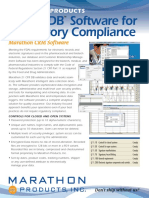 21Cfr DB Software For Regulatory Compliance: Marathon Products