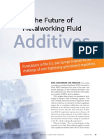 The Future of Metalworking Fluid Aditivies in India