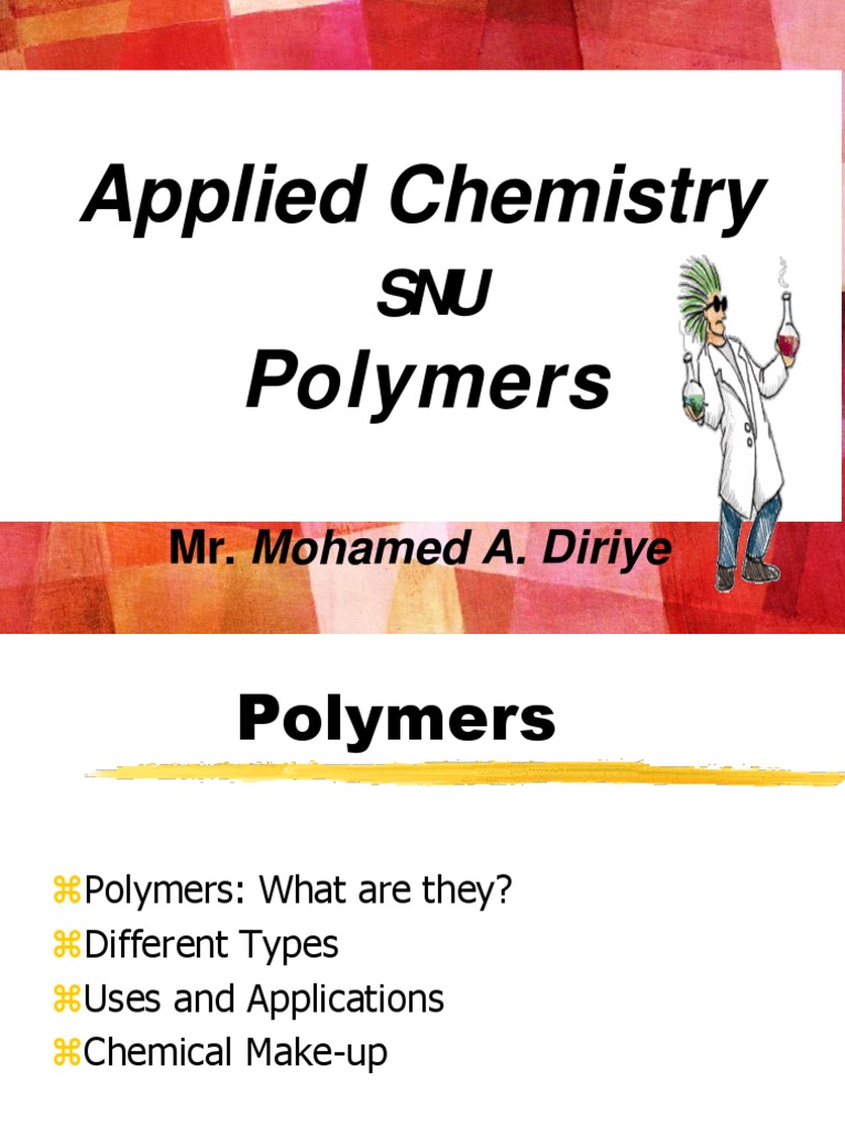 Understanding Polymer Chemistry | PDF | Polymerization | Polymers