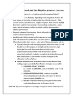 Fatigue Management and The Adaptive Process - Sagar PDF