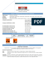 Material Safety Data Sheet for Antimony Trichloride