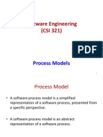 Software Engineering (CSI 321) : Process Models