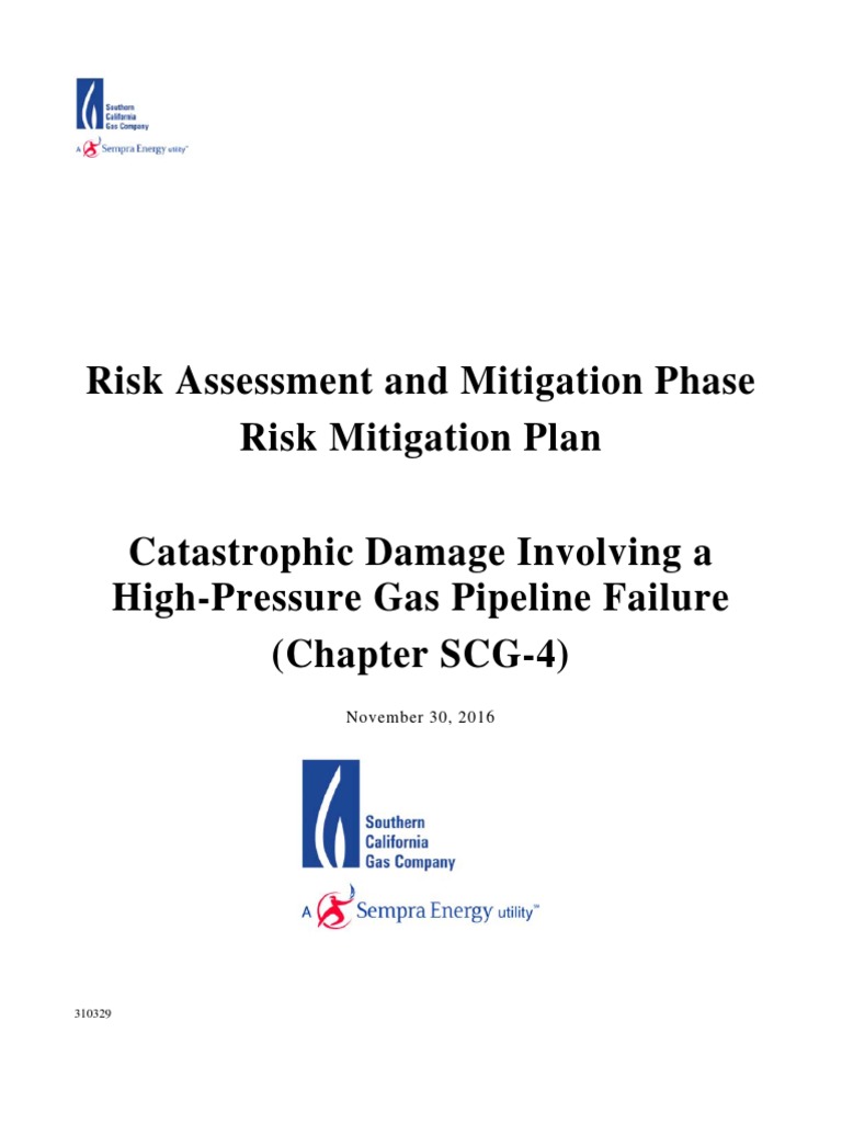 High-Pressure Gas Pipeline Risk Mitigation | PDF | Risk Management ...