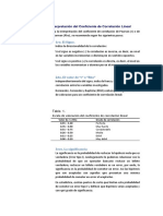 Interpretación Del Coeficiente de Correlación Lineal Marquina (2010)