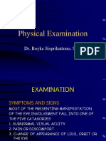 Physical Examination: Dr. Boyke Sisprihattono, SPM
