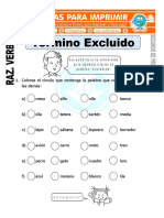 Descubre la palabra intrusa en las relaciones