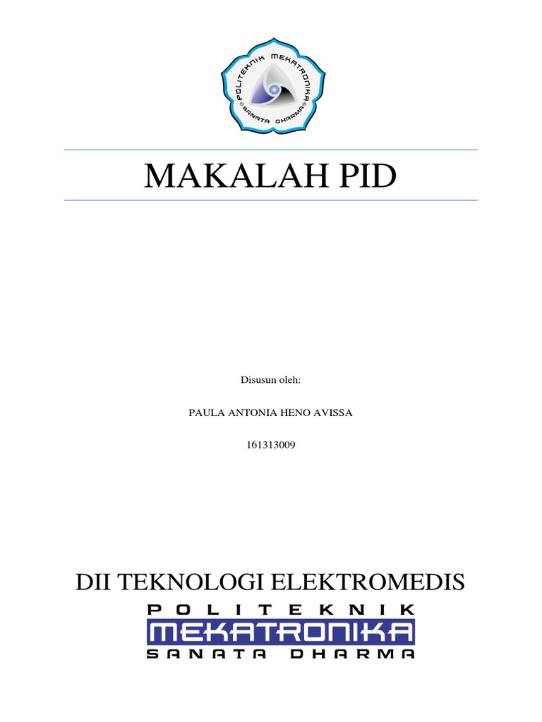 Kontrol Pid Dan Pengaruh Parameternya Terhadap Respon Sistem Pdf