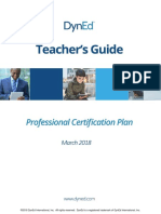 Teachers Guide Professional Certification Plan 2018 PDF