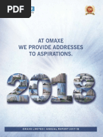 Omaxe LTD - Annual Report - 2017-18 PDF