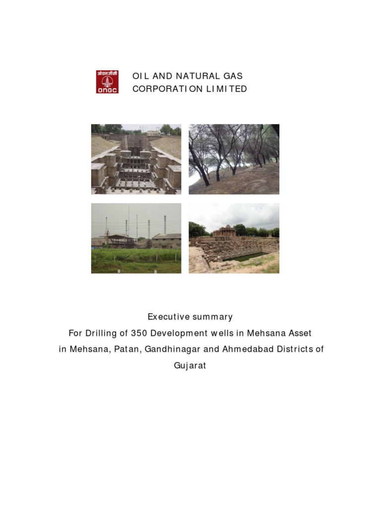 ONGC Mehsana Asset Development Wells | PDF | Air Pollution | Drinking Water