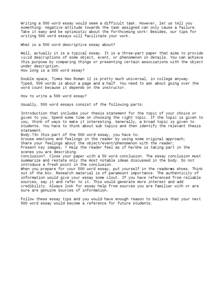 24 Words Essay: How To Write Them  PDF
