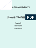 Elephants in Southeast Asia: Freeman Teacher's Conference