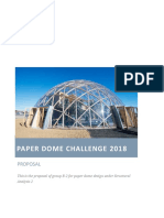Paper Dome Challenge 2018 - FInal