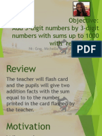 Add 3-Digit Numbers by 3-Digit Numbers With Sums Up To 1000 With Regrouping