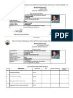 HNU Admit Card and Attendance Sheet