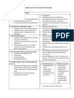 Aplikasi Projek Brief Dalam Bentuk Jadual