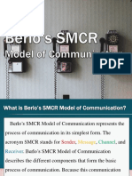 Berlos SMCR Model of Communication