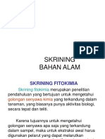 Skrining Bahan Alam