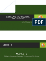 Landscape Architecture: 15ARC 6.6, Class VI B