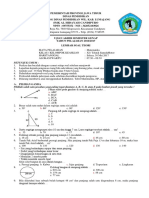 Soal Kelas Matematika XI TSM 2016-2017