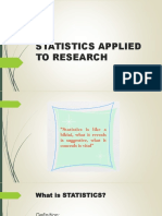 Statistics Applied To Researchpp1